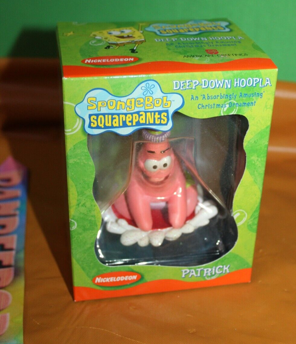American Greetings Spongebob Squarepants Patrick Hooplah Christmas Ornament